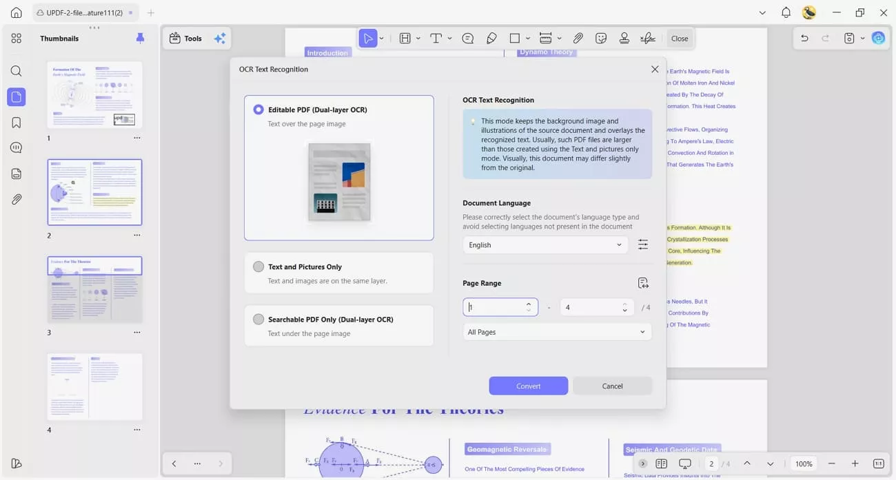 turn scanned pdfs editable updf ocr
