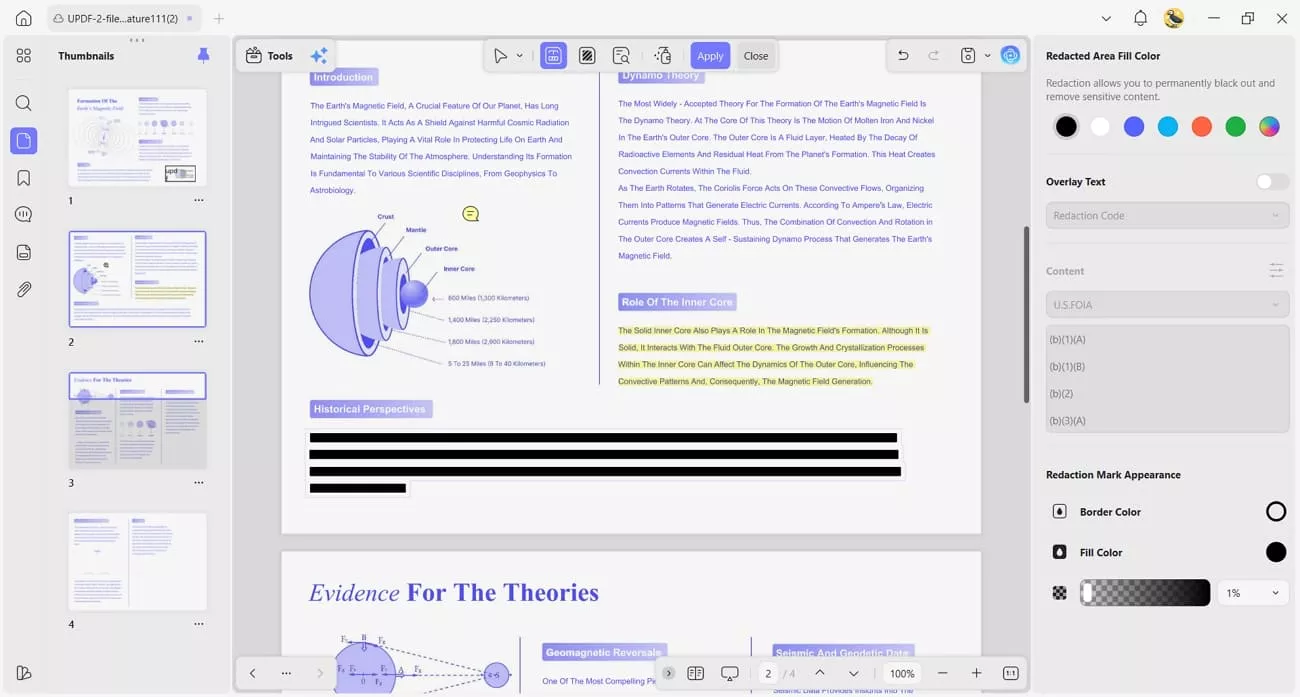 redact private content updf