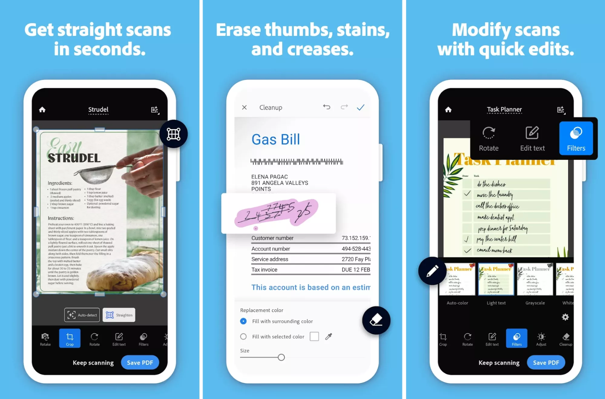 adobe scan android app interface