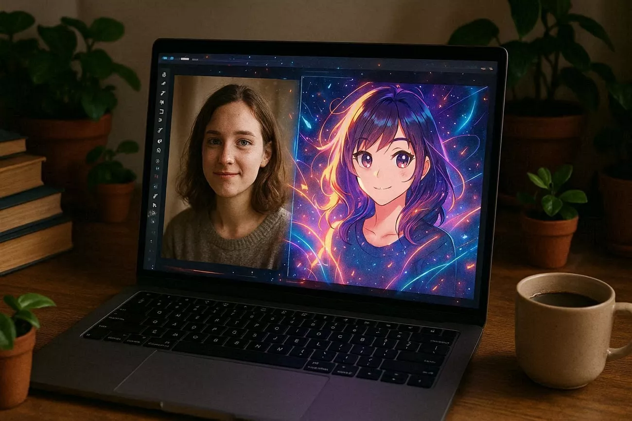 creating anime avatar from image