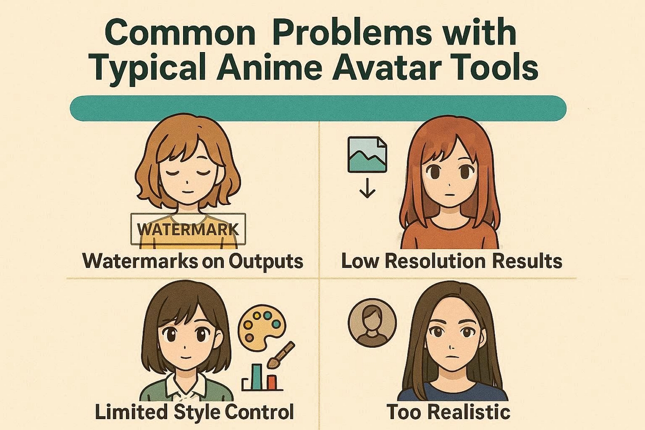 user pain points anime avatar makers