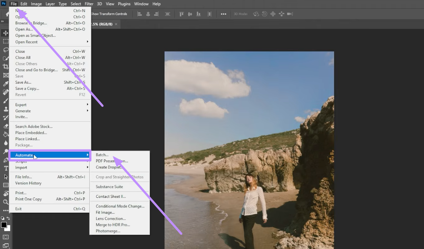 automate image resizing