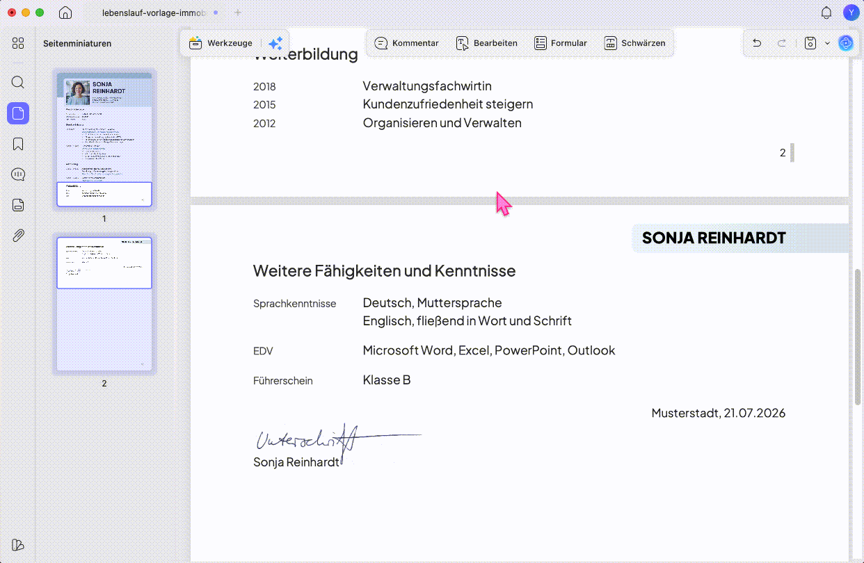 PDF-Stempel aus einer Vorlage erstellen