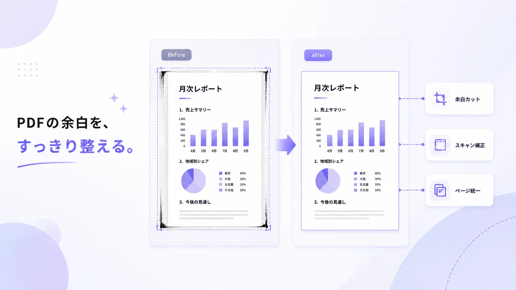 PDFトリミング作業の流れ