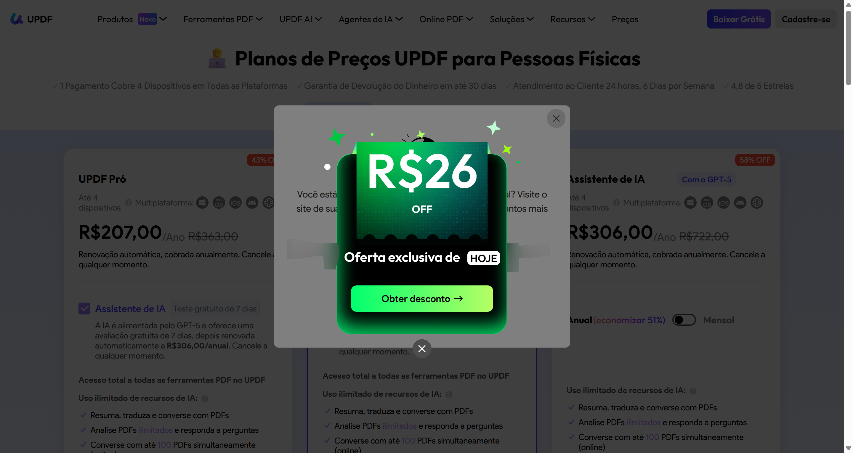 Obtenha o desconto por tempo limitado do UPDF 2.5.