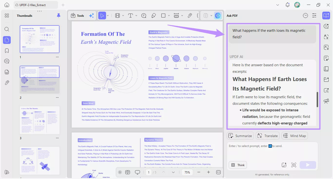  chat with pdf on desktop