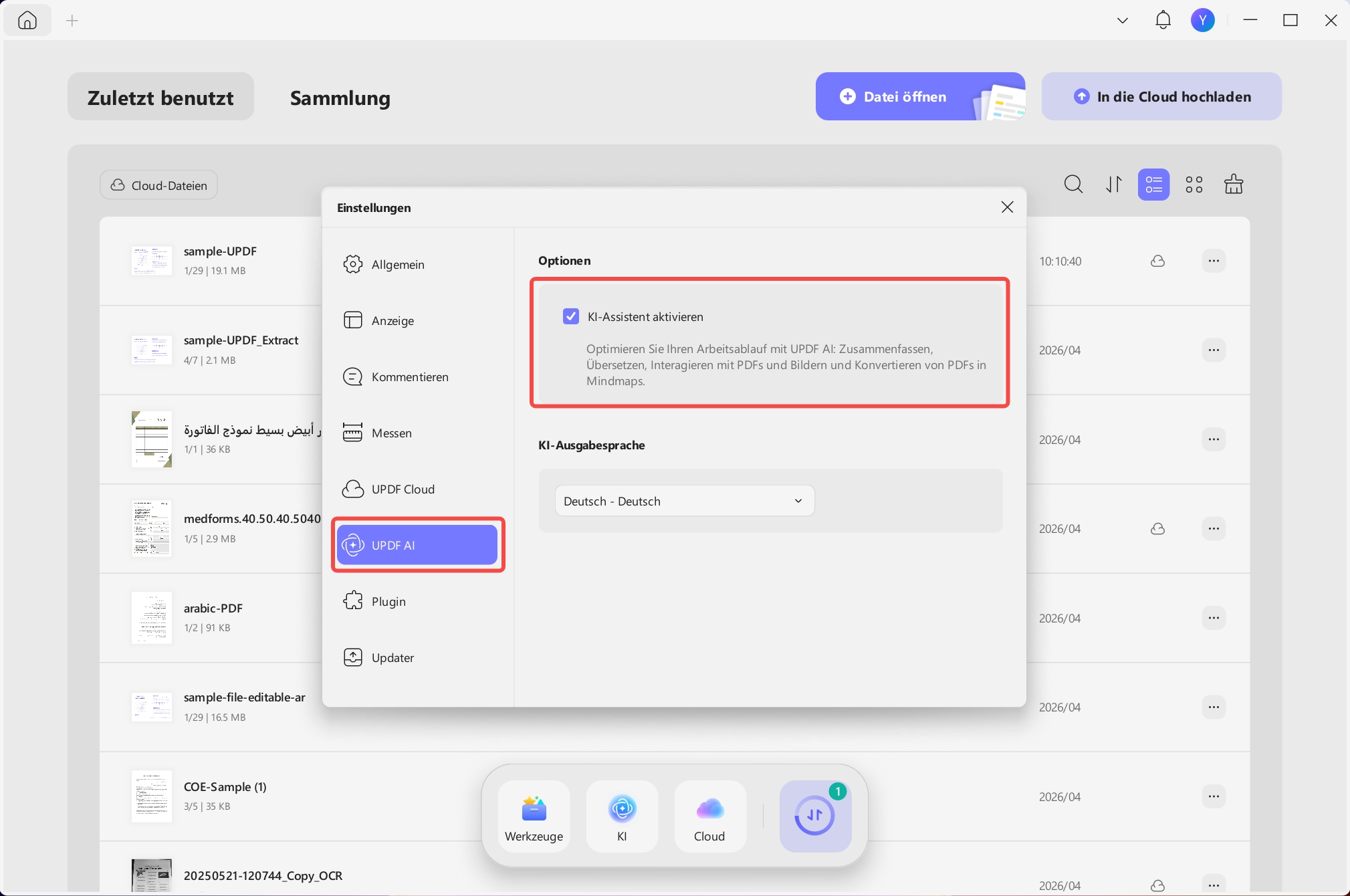 enable ai assistant