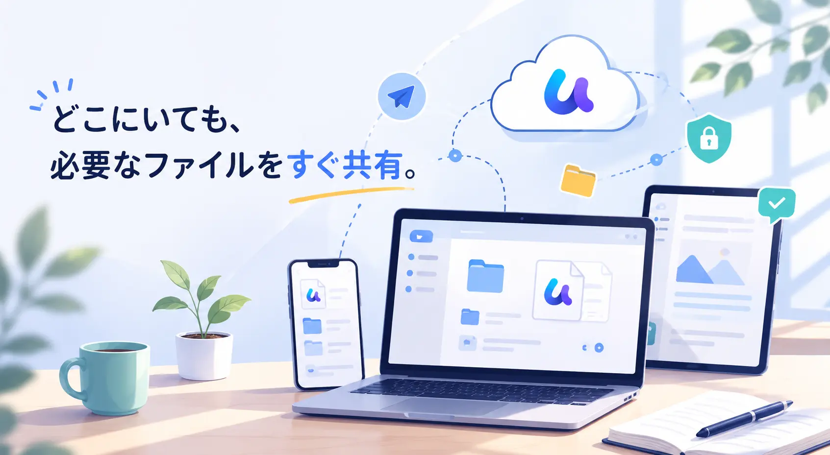 PCとスマホでファイル共有