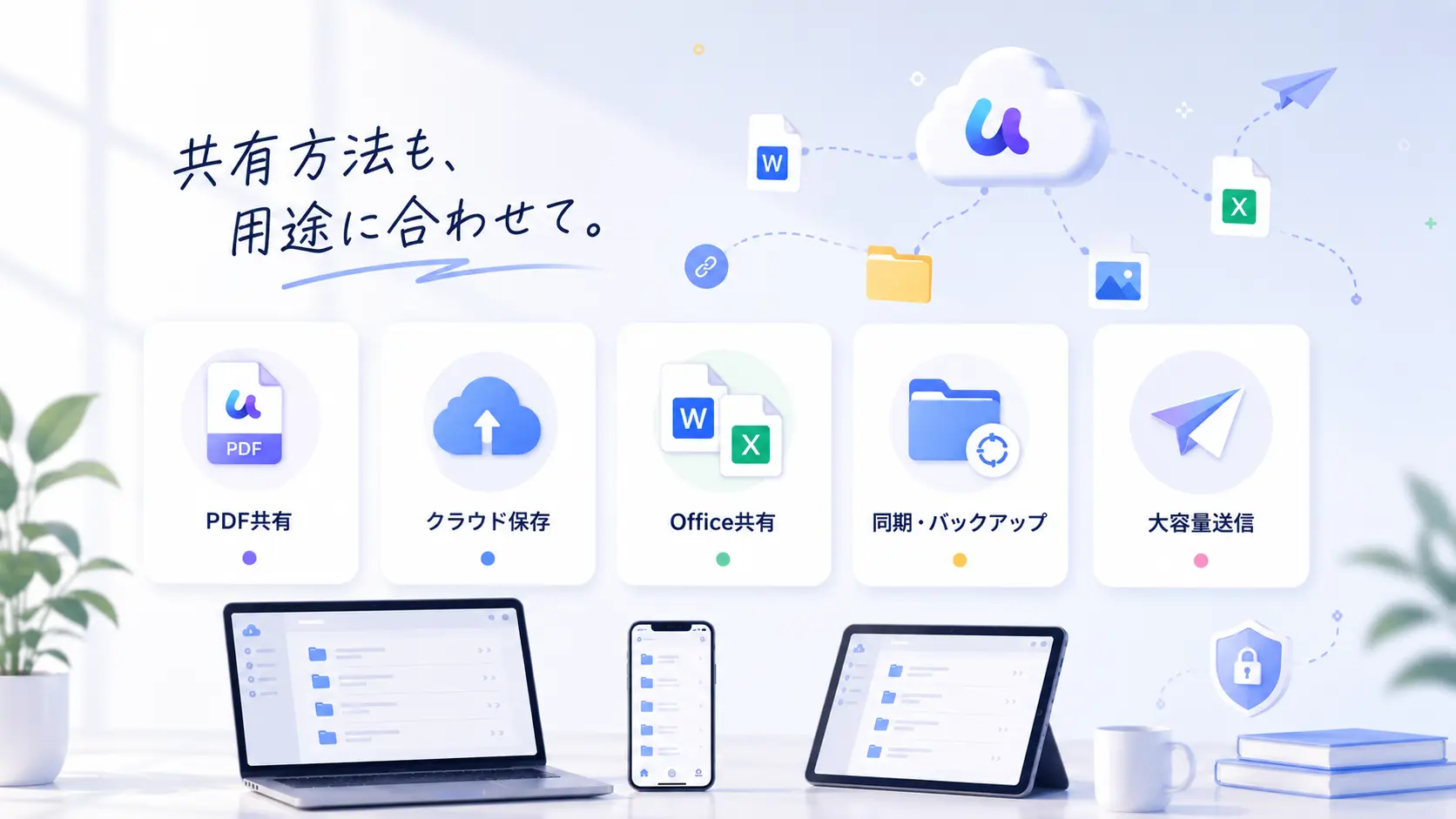 用途別のファイル共有サービス選択