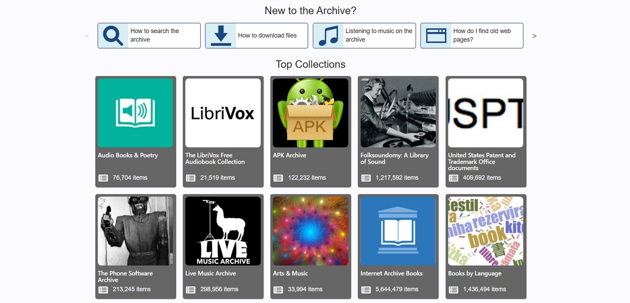 best old books platform internet archive