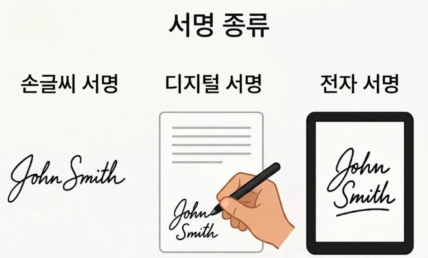pdf 서명 유형