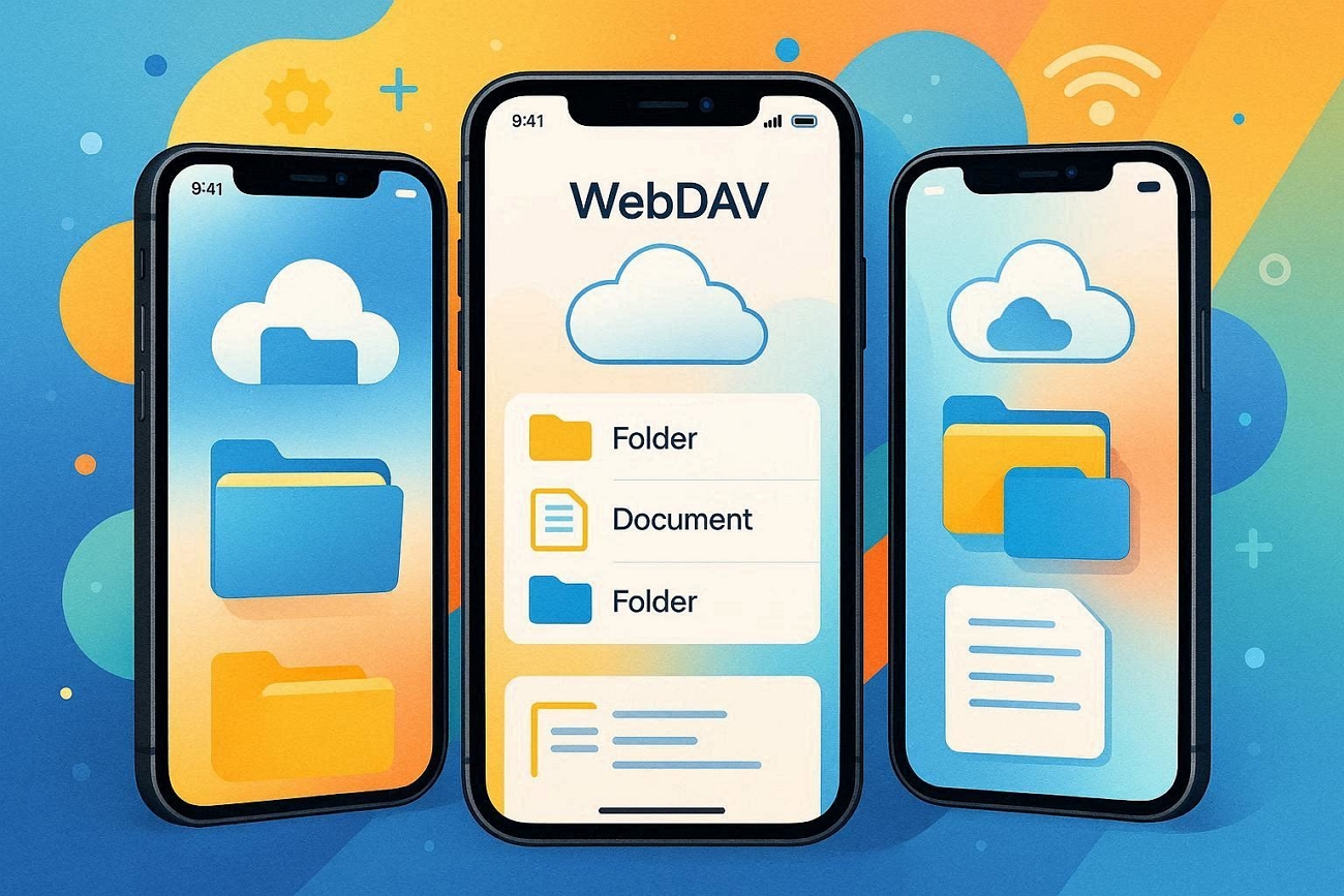 how webdav help iphone users
