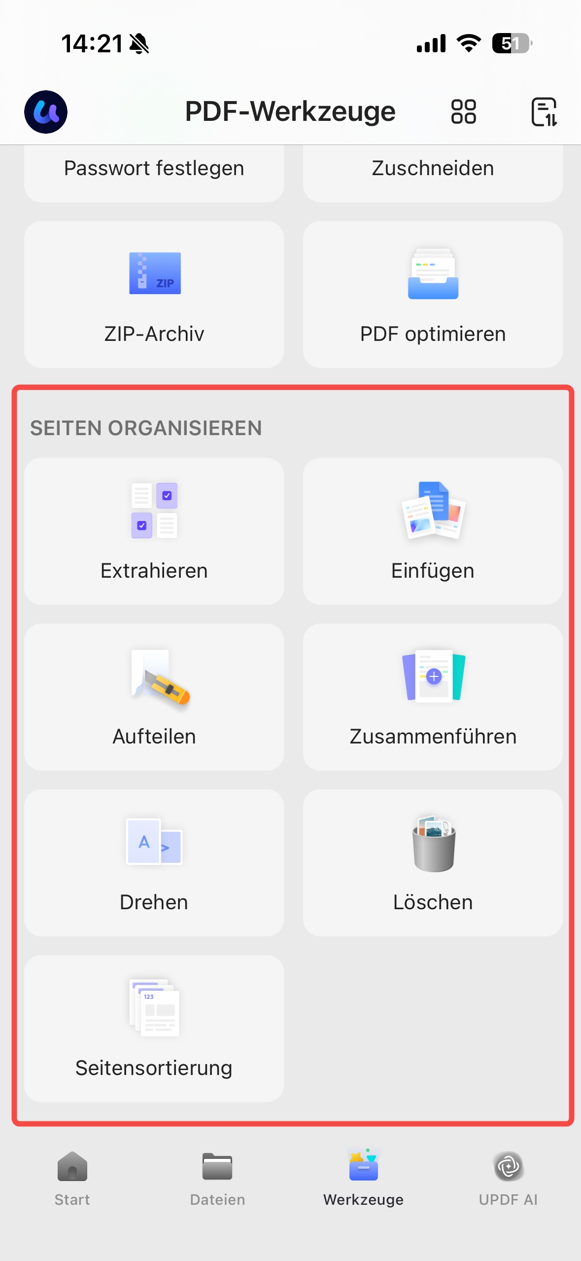 Tools zur Organisation von PDF-Dateien