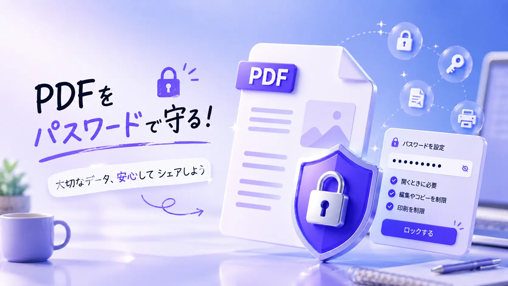 PDFのパスワード保護