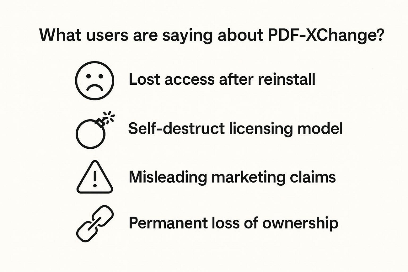 what issues pdf xchange users face