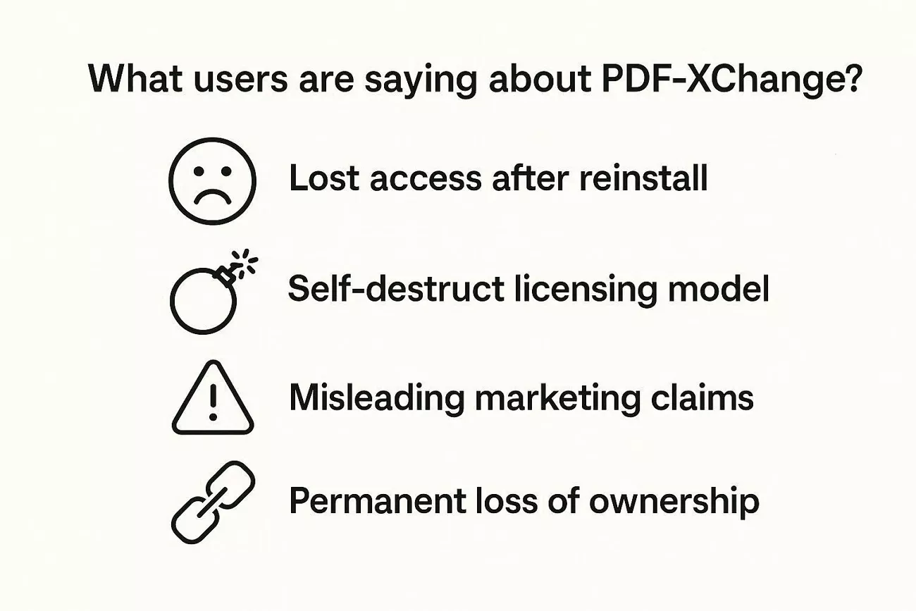what issues pdf xchange users face