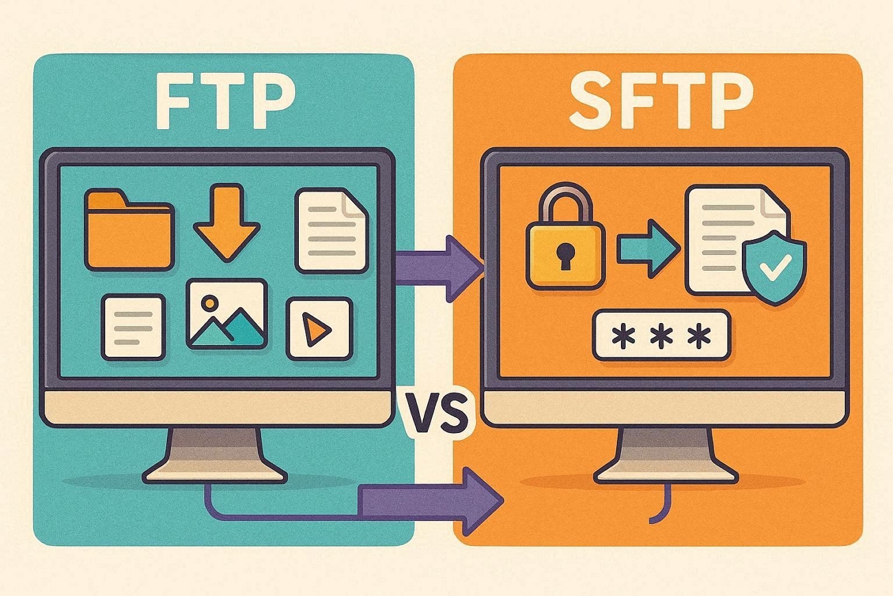 comparing ftp vs sftp servers