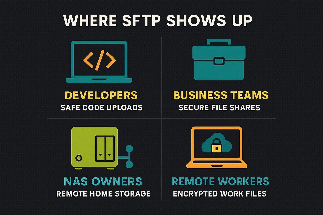 who use sftp daily tasks