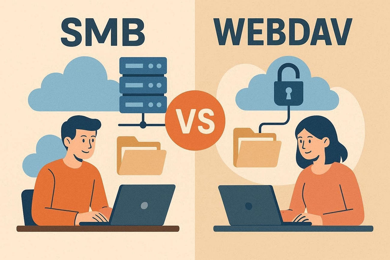 comparing smb vs webdav