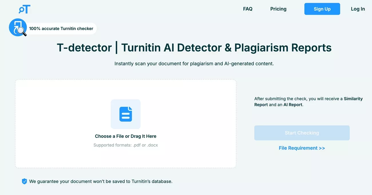 turnitin pdf ai detector plag checker