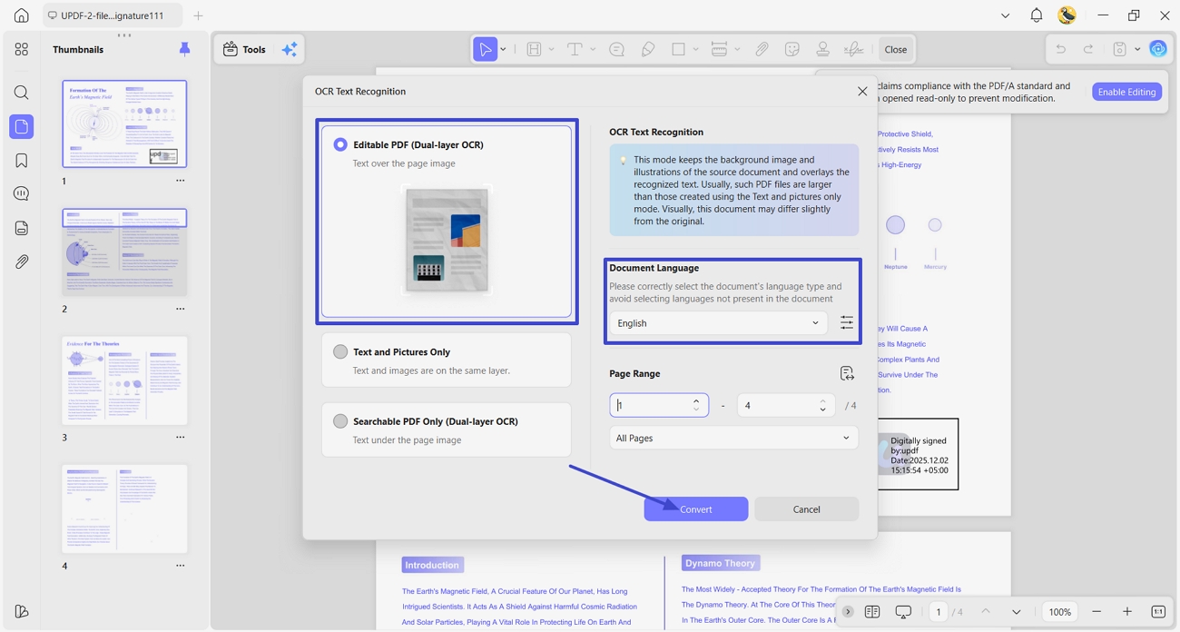 turn scanned pdfs editable updf ocr