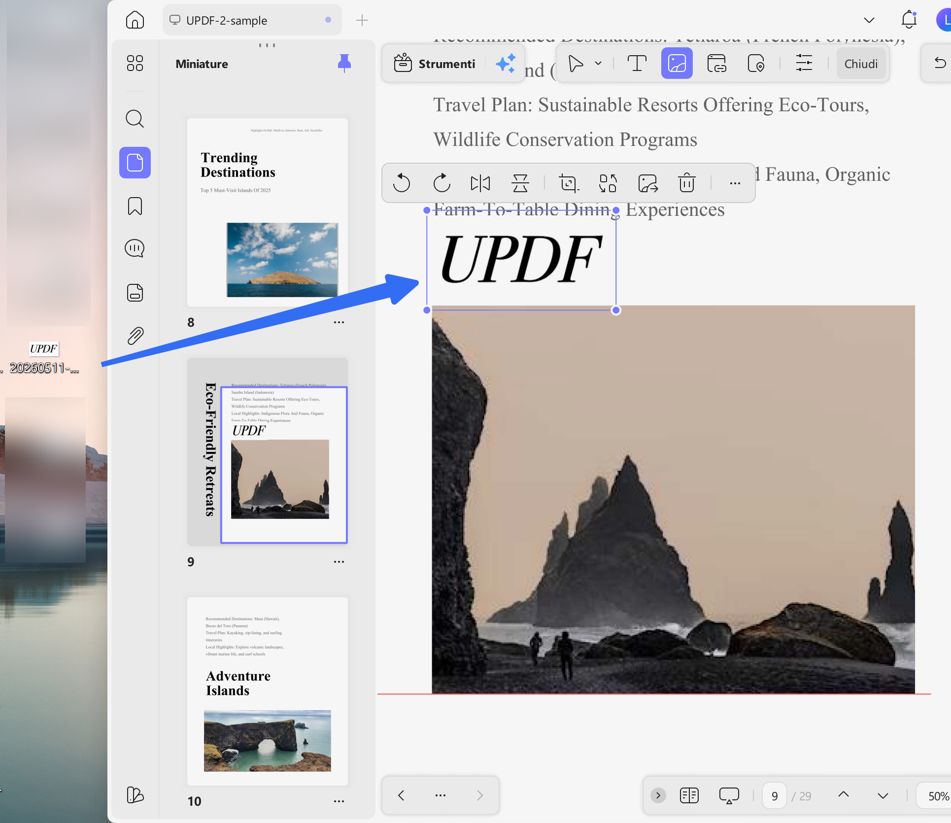 drag drop signature other pdf