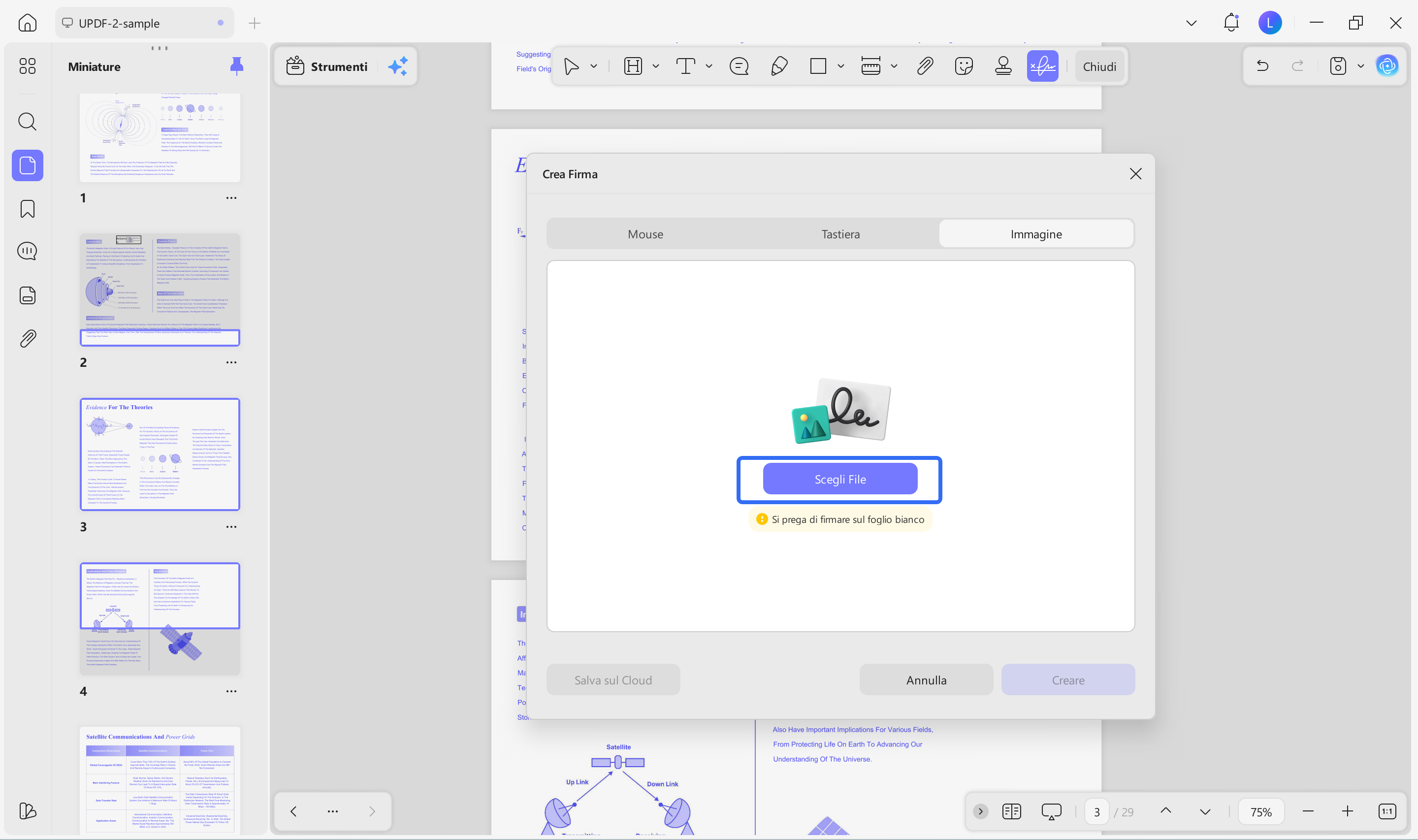 updf desktop signature feature