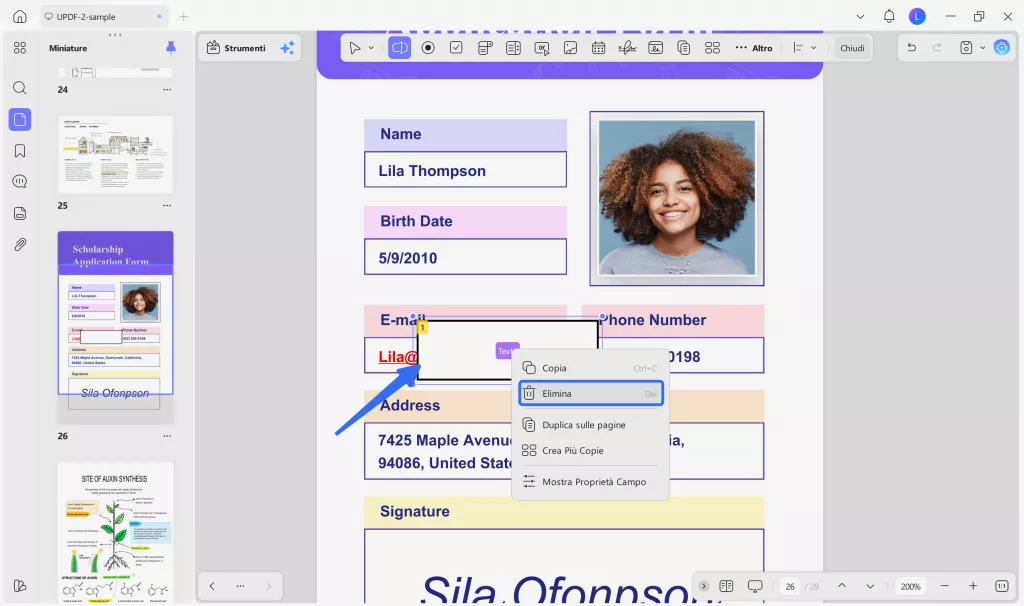 delete unwanted text boxes