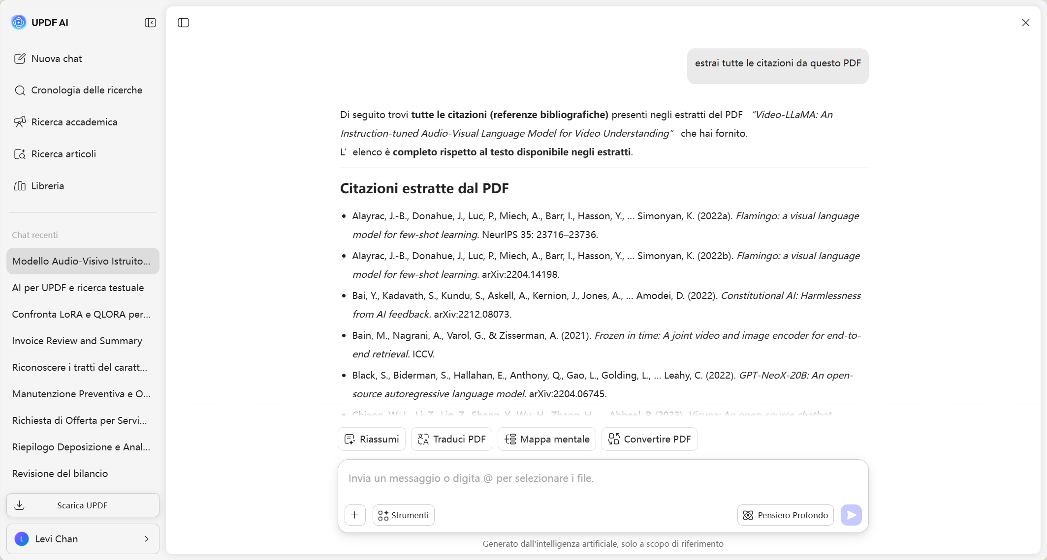 use updf chat pdf extract details