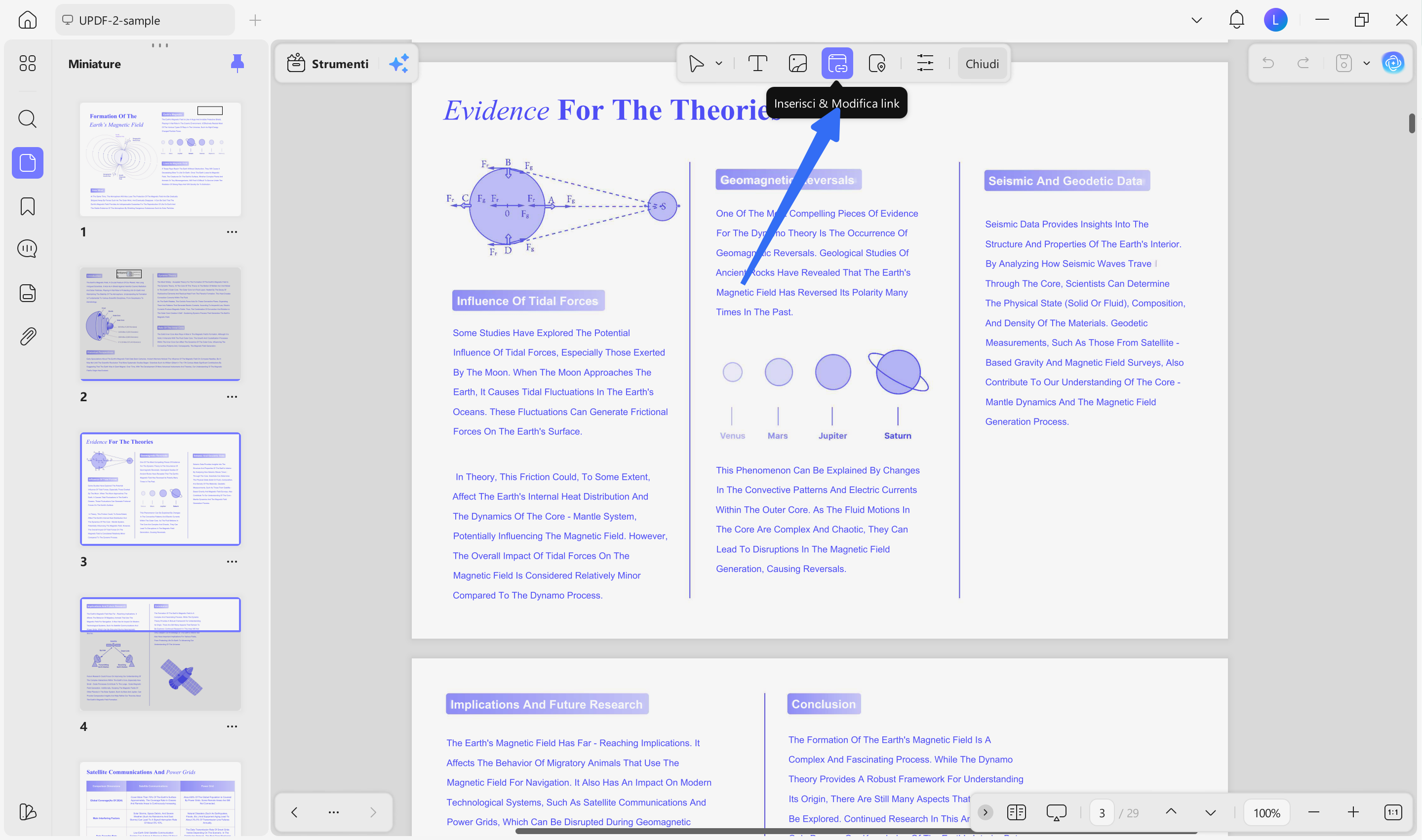 updf edit hyperlinks feature