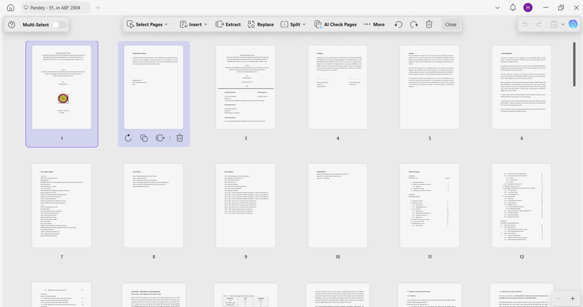 page management
