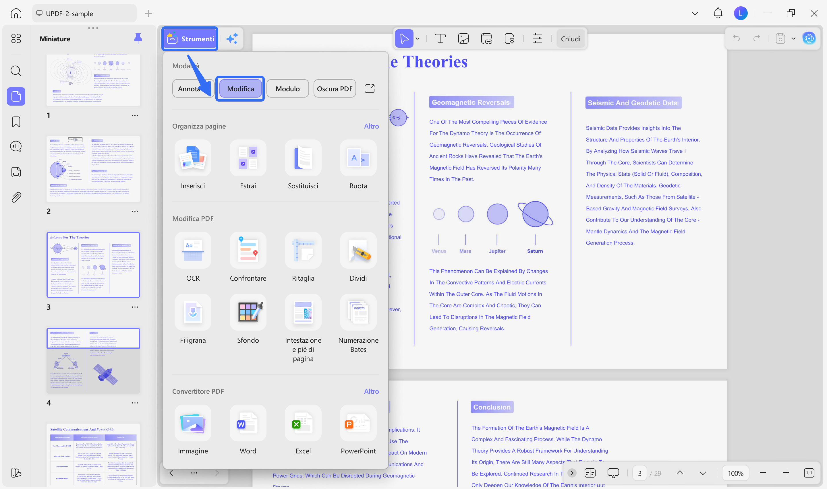 choose edit under tools