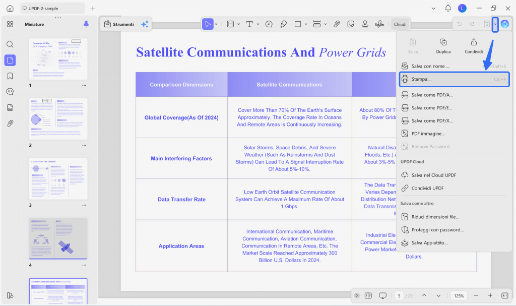 print pdf using updf 