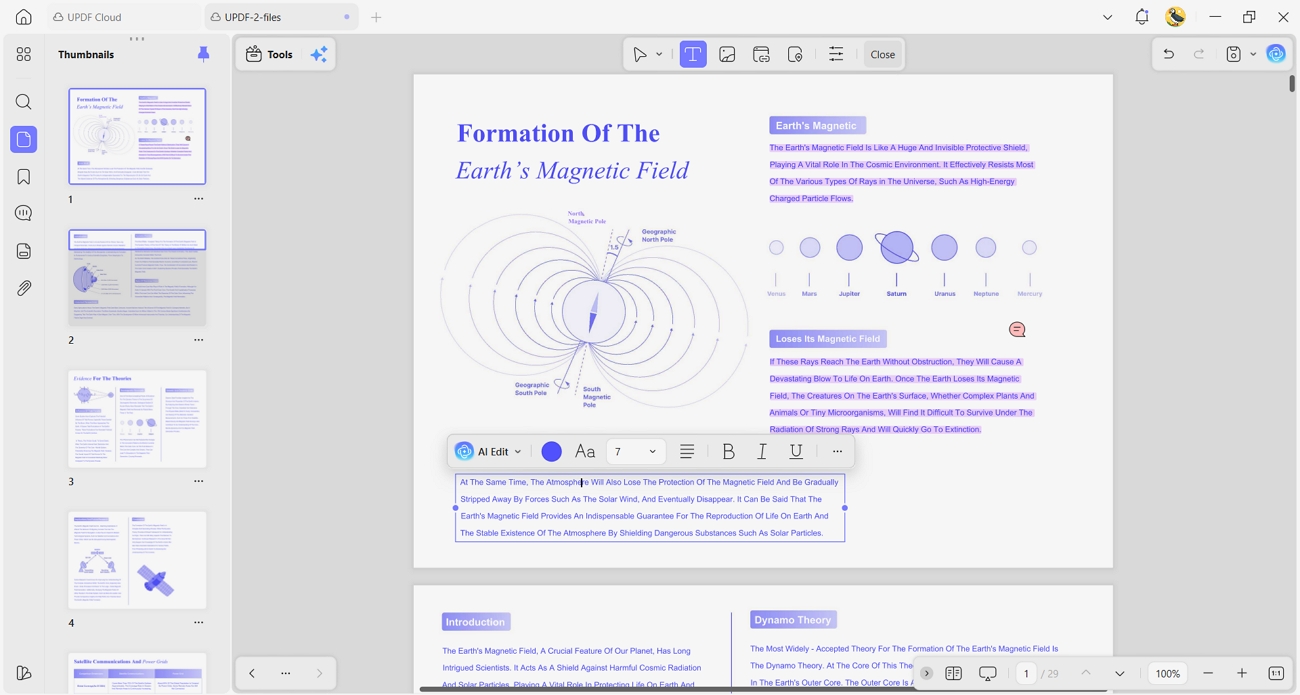  edit annotate text updf windows