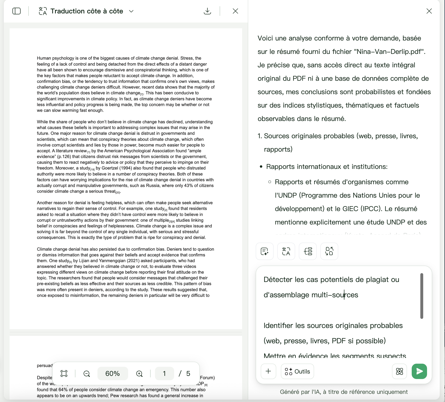 comment utiliser UPDF AI vérificateur de droits d’auteur