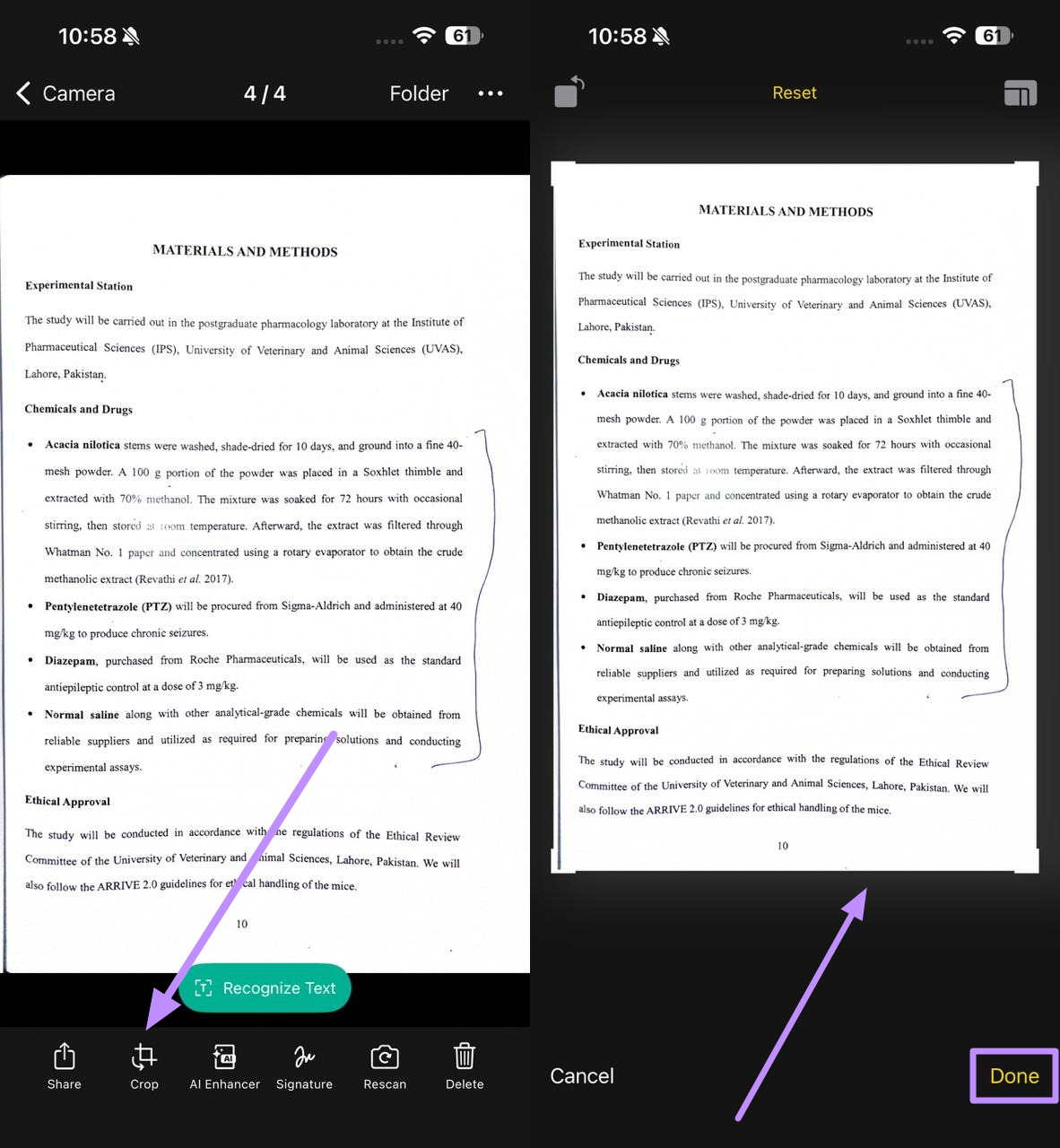 crop images for pdf