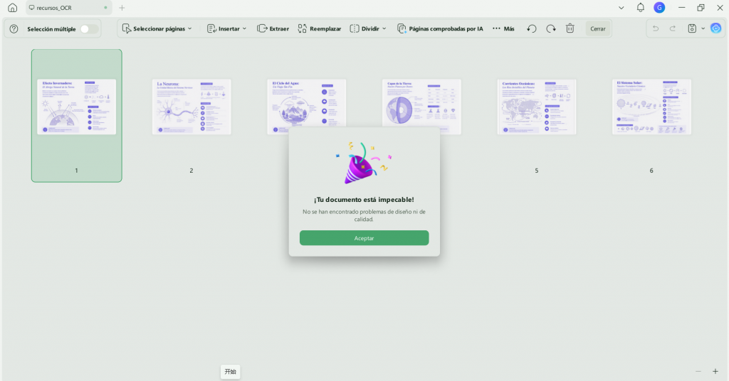 ia detectar problemas en pdf con el resultado impecable