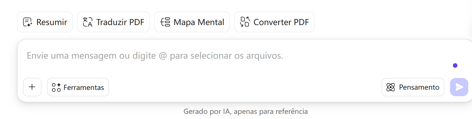 Análise de PDFs