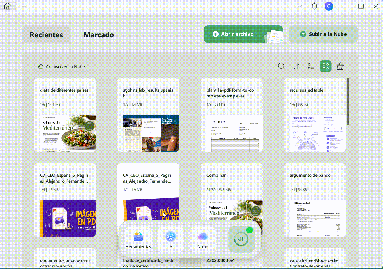 Convertir PDF a PNG por lotes con UPDF