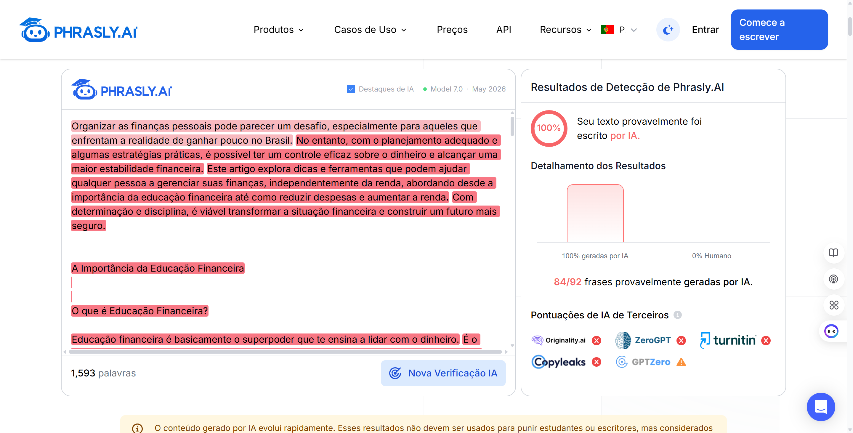 usar um detectores de ia