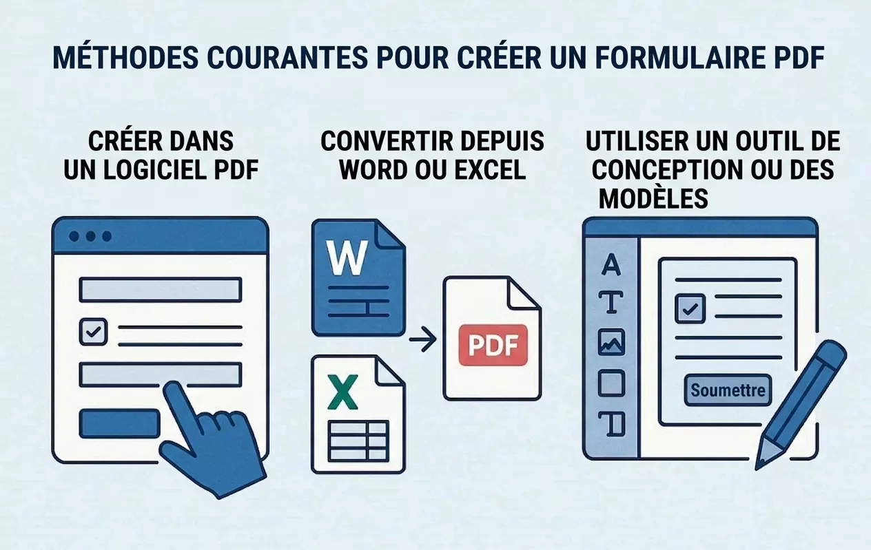 méthodes pour créer un formulaire pdf