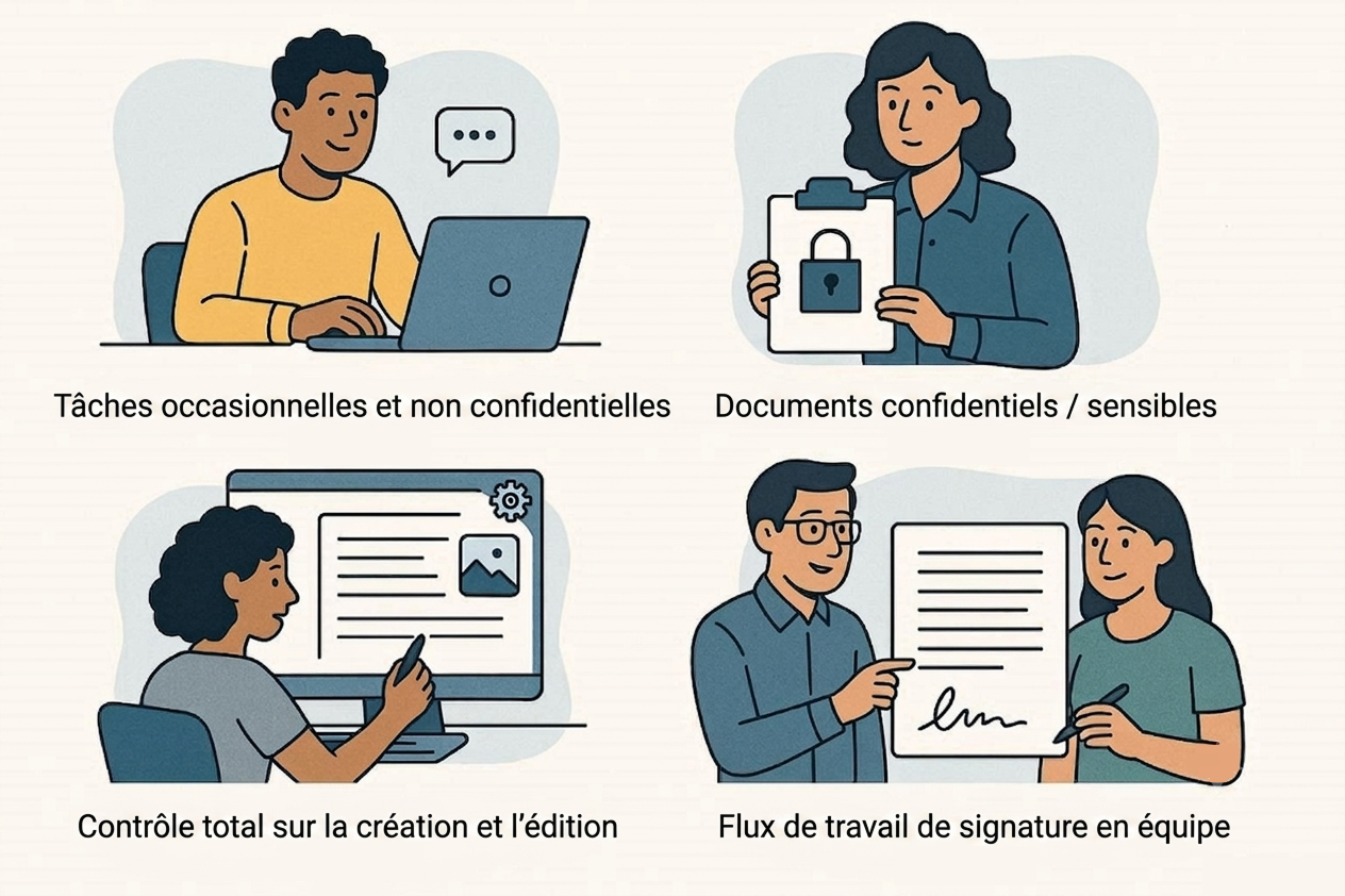 choisir un outil selon les usages de formulaires pdf