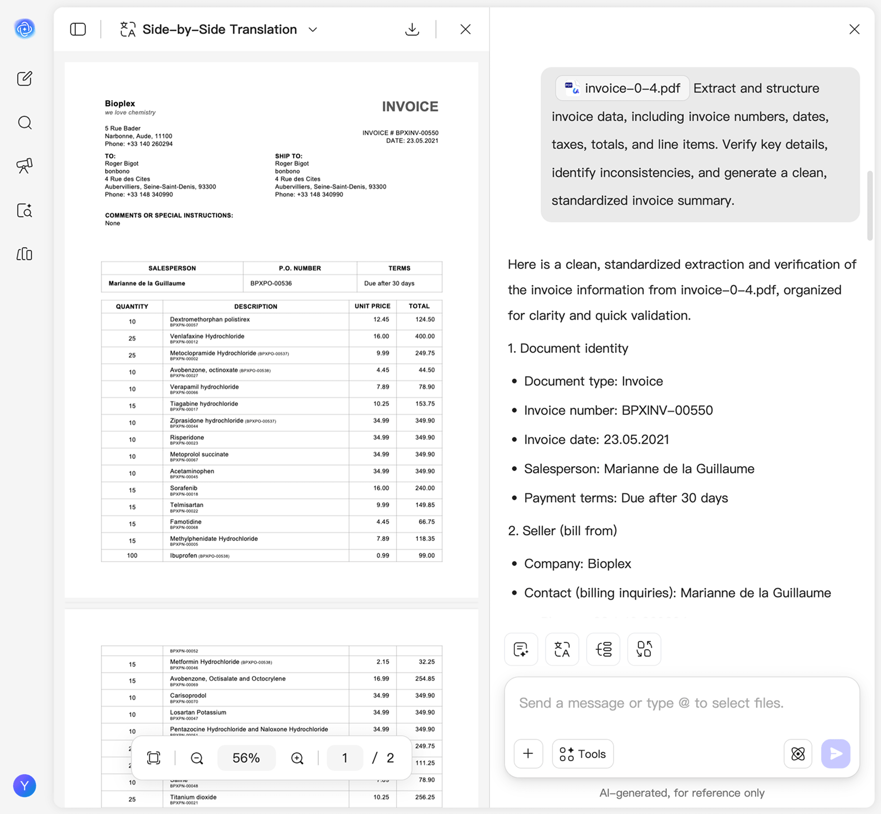 invoice parser