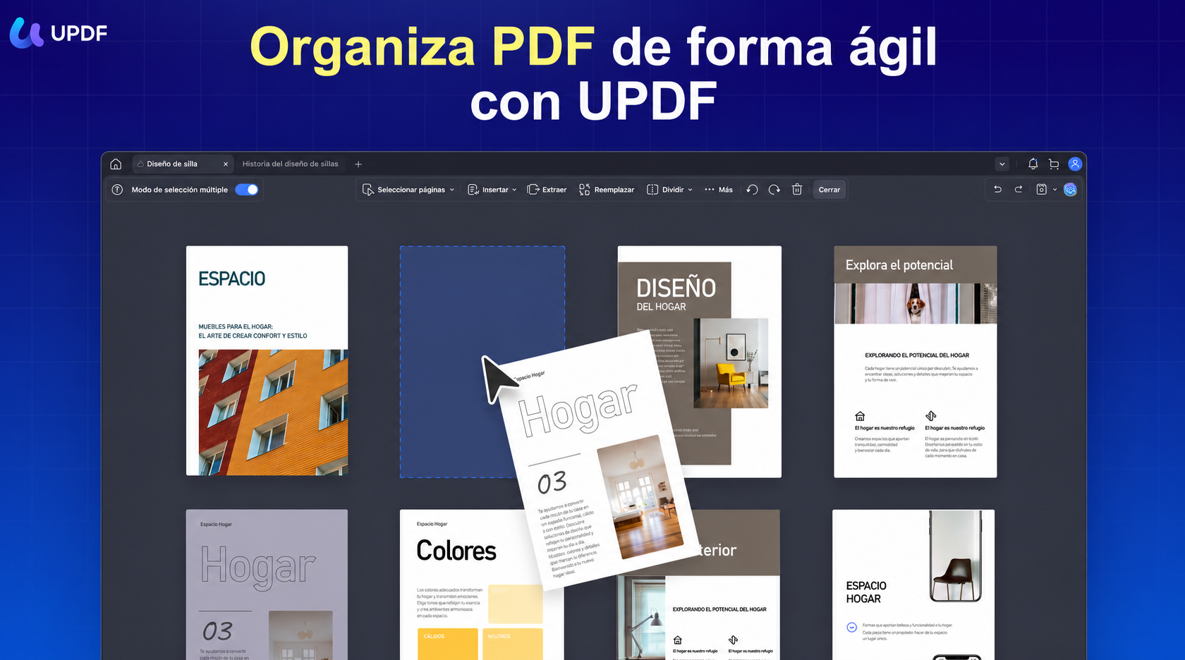organizar pdf de forma ágil con UPDF
