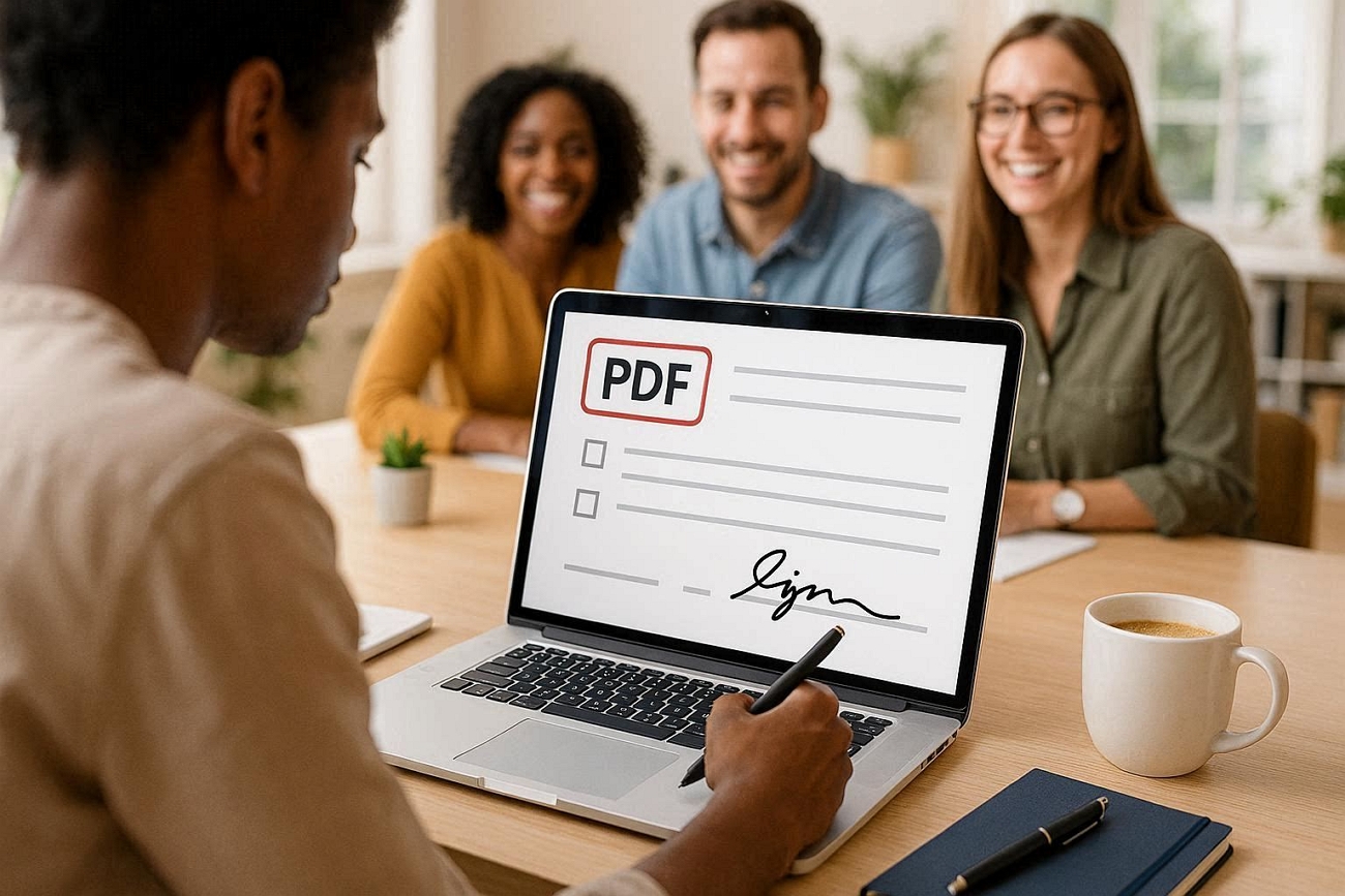 sign pdf form fields
