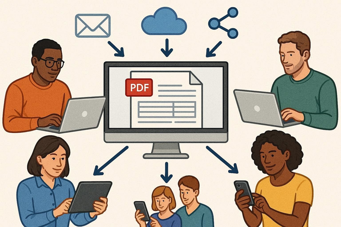 share pdf form filling different users