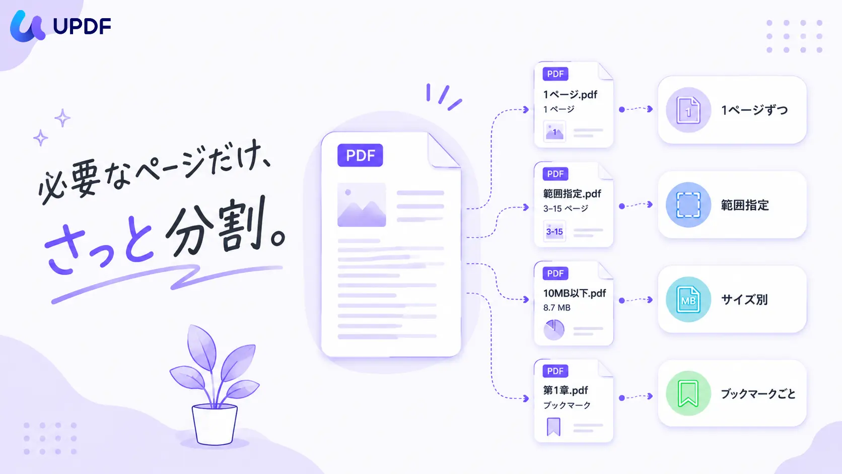 PDFを分割する方法