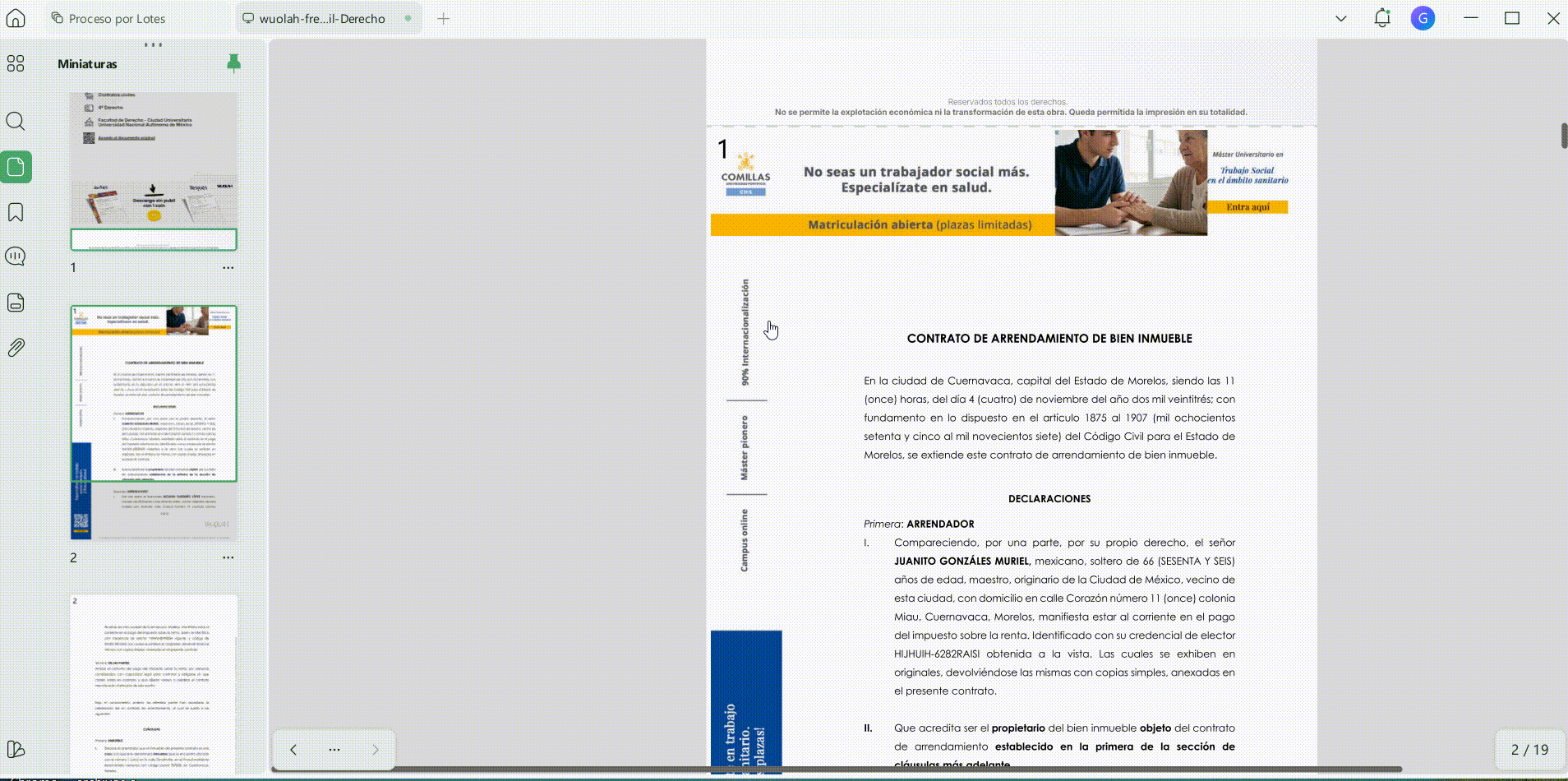 Cómo numerar un PDF después de unir o reorganizar páginas