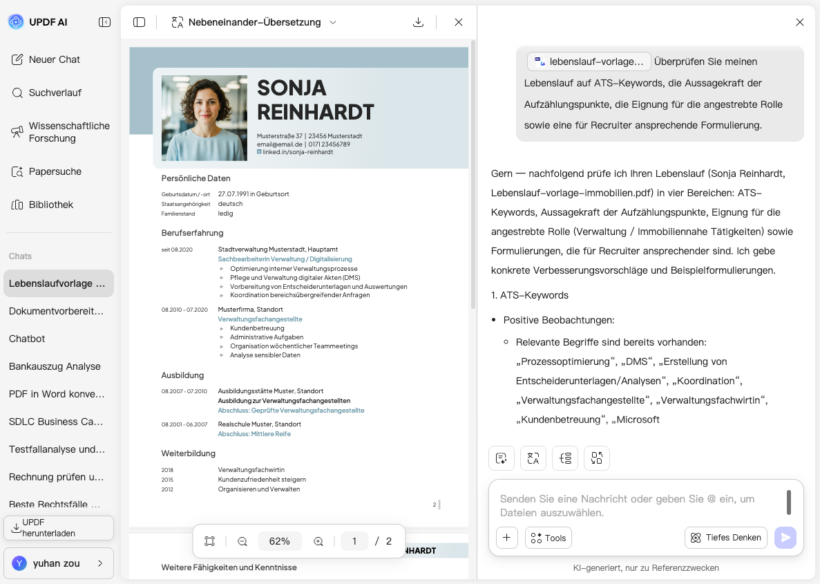 ai resume review