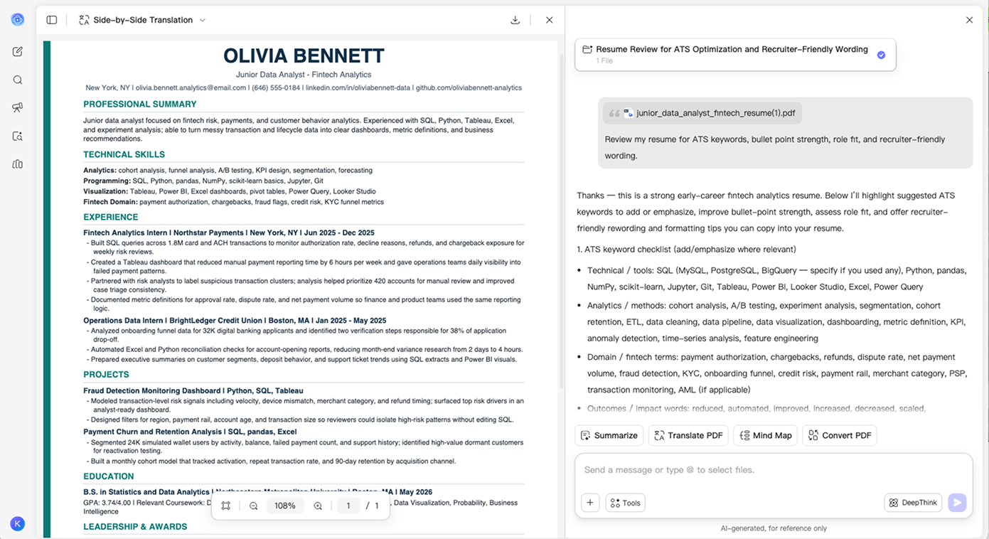 ai resume review